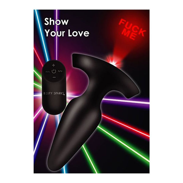 Fuck Me Lazer Vibrating Butt Plug with remote control