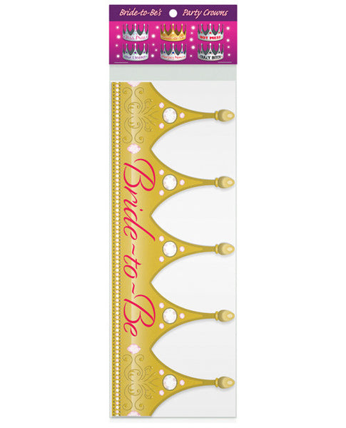 Bride to Be's Party Crowns - Pack of 6
