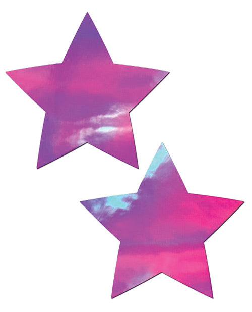 Pink Hologram Star Pastie