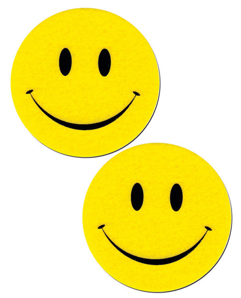 Smiley Face - Yellow/Black O/S
