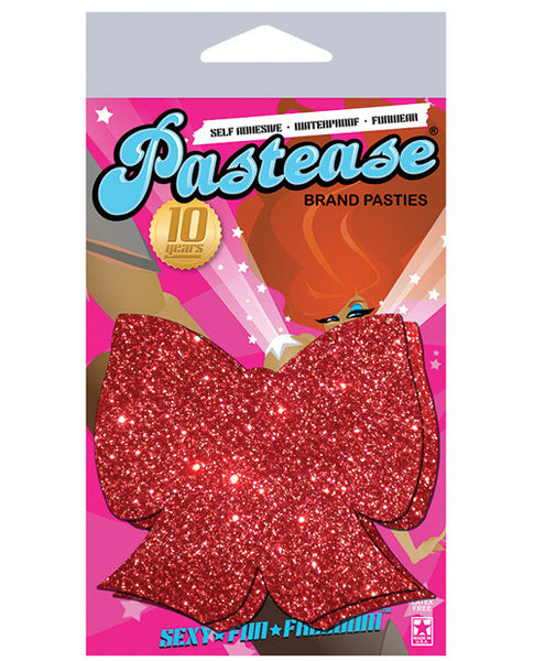 Red Glitter Bow Pastease