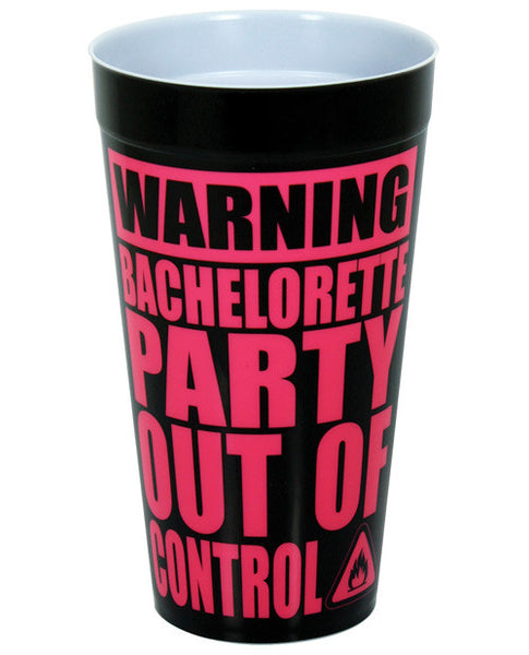 Warning Bachelorette Party Out of Control Drinking Cup