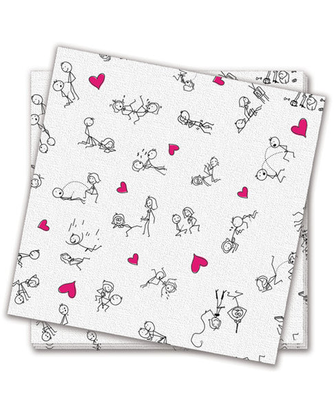Dirty Dishes Position Napkins - Bag of 8