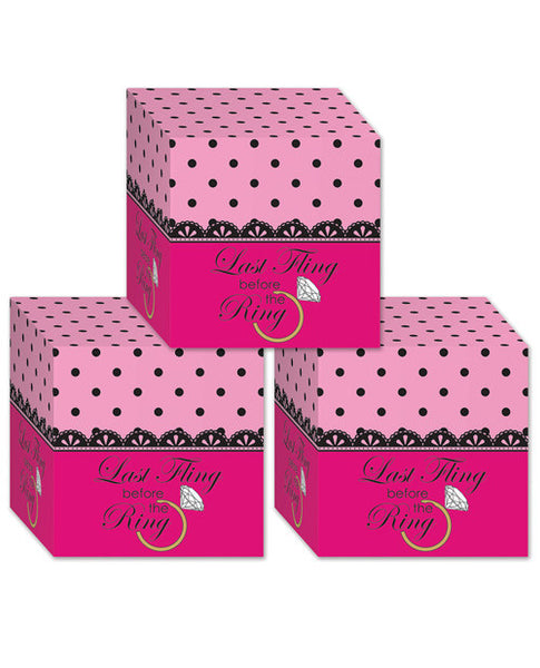 Bachelorette Favor Boxes - Pack of 3