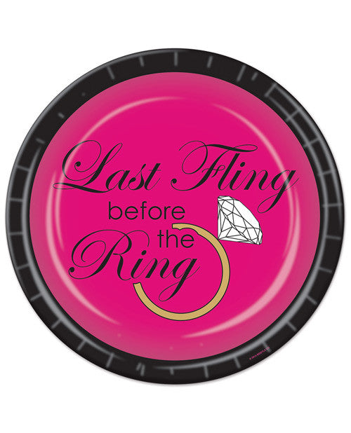 Last Fling Before the Ring Paper Plates