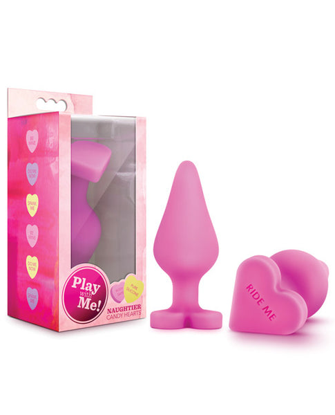 Naughtier Candy Heart Butt Plugs- Different sayings