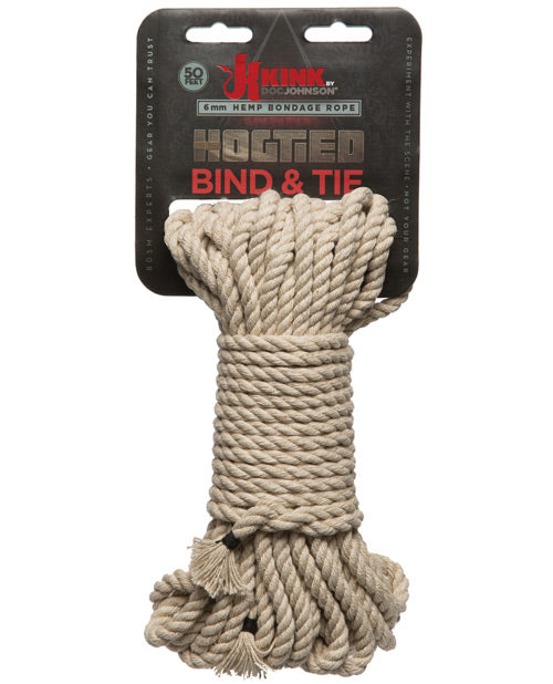 Bind & Tie Hemp Bondage Rope - 50 ft