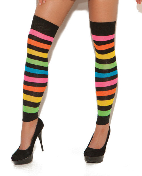 Neon Stripes Leggings Multi Color