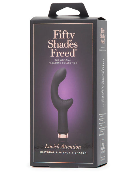 Fifty Shades Freed Lavish Attention Rechargeable Clitoral & G-Spot Vibrator