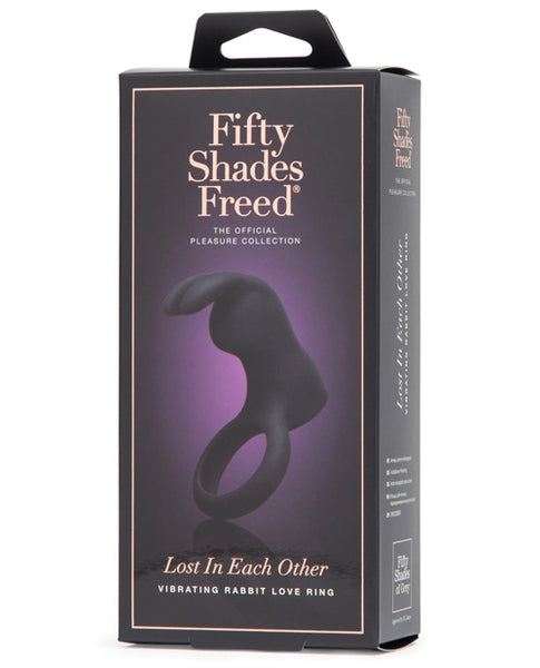 Fifty Shades Freed Lost in Each Other Rechargeable Rabbit Vibrating Love Ring