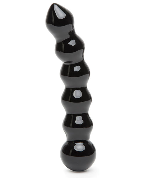 Fifty Shades Freed Its Divine Glass Beaded Dildo - Black