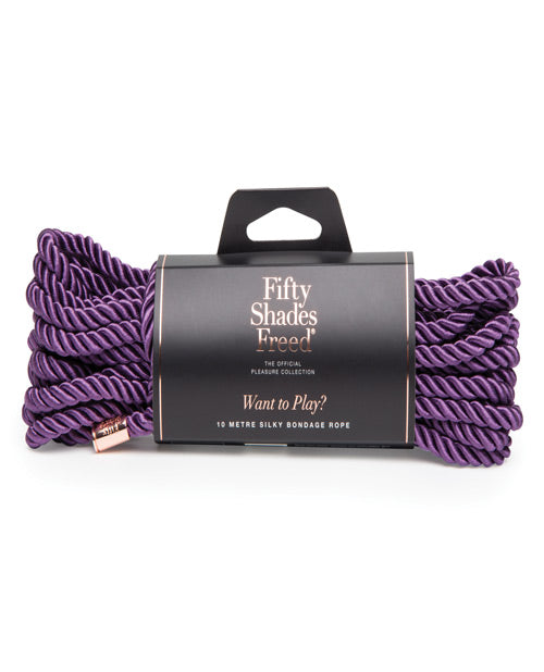 Fifty Shades Freed Want to Play Silk Rope - 10 m – Fem Caviar