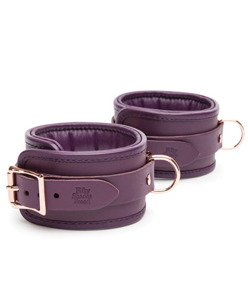Fifty Shades Cherished Collection Leather Ankle Cuffs