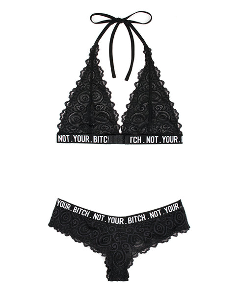 Not Your Bitch Vibe Bralette Set