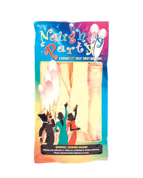 22 "Naughty Party Penis Balloons Pack of 8
