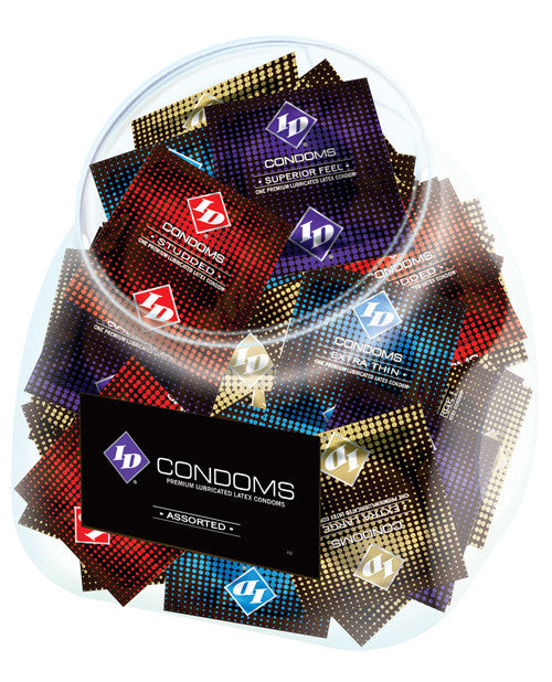 ID Assorted Condoms - Jar of 144