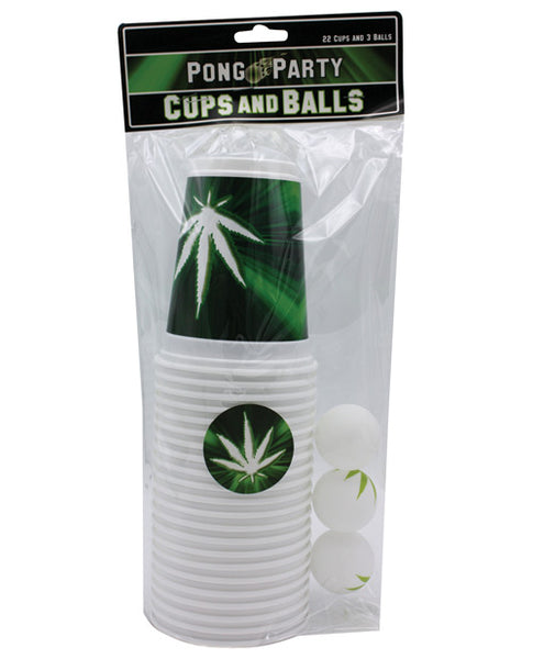 Pot Leaf Pong Set