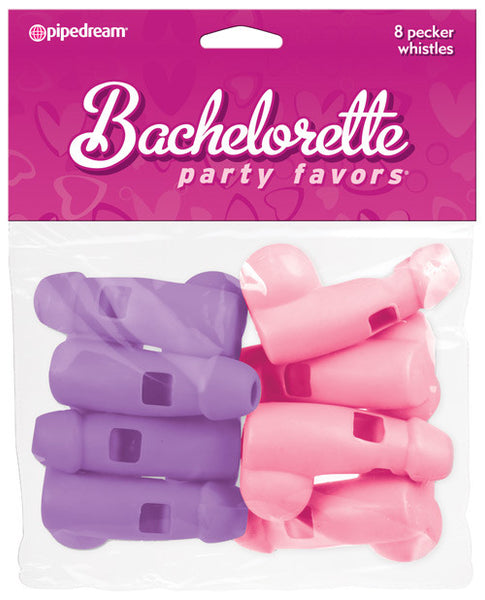 Bachelorette Party Favors Whistles  Pack of 8