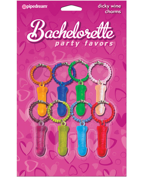 Dicky Wine Charms - Pack of 8
