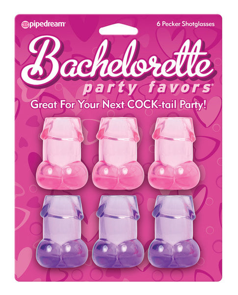 Pecker Shot Glasses - Pack of 6