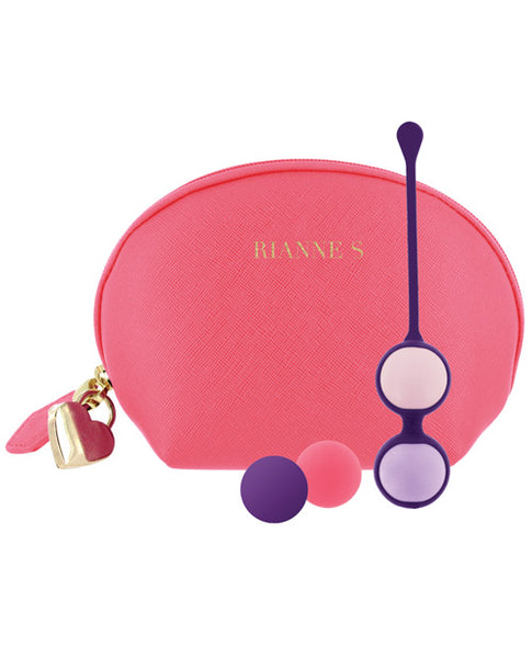 Pussy Playballs w/Cosmetic Case - Coral Rose