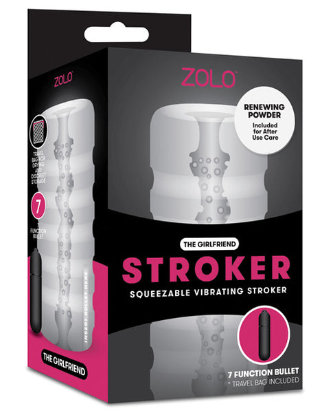 Girlfriend Squeezable Vibrating Stroker