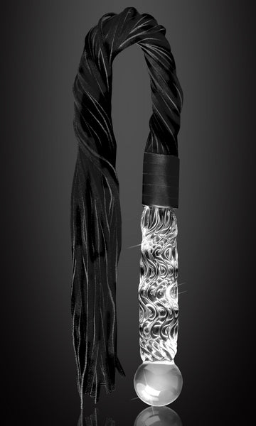 Clear Glass Flogger/ Dildo