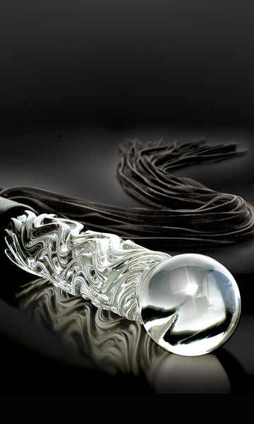 Clear Glass Flogger/ Dildo