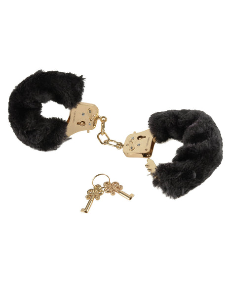 Furry Cuffs - Gold