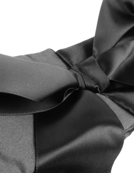 Bowtie Cuffs Black Velcro