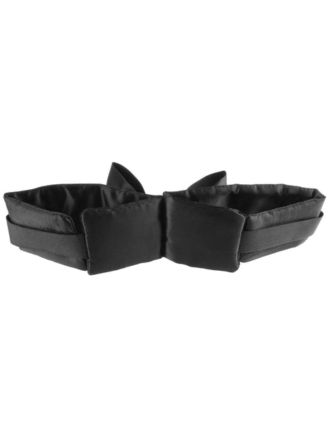 Bowtie Cuffs Black Velcro